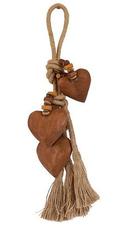 Colar de Mesa/ Parede Coração P (50cm comprimento )