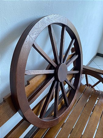 RODA CARROÇA DECORATIVA (70CM)