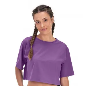 Cropped Oversized Liso Lilás