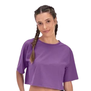 Cropped Oversized Liso Lilás