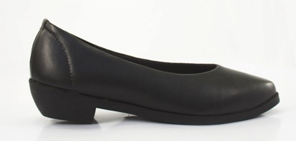 Scarpin feminno militar preto