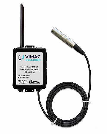 Transmissor IoT com Sonda de Nível Hidrostática (5 metros)