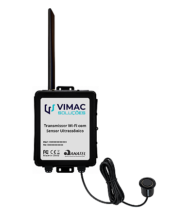 Transmissor IoT com Sensor Ultrassônico de Distância 4,5m