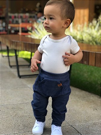 Calça Saruel Jeans Infantil - Baby Mood Store