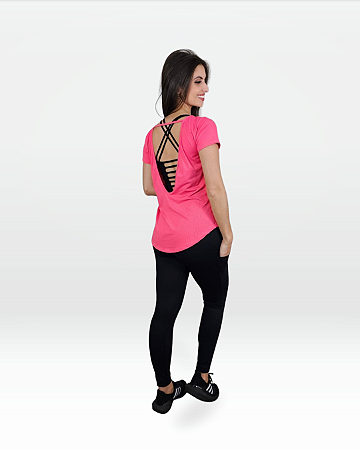 CAMISETA SINTONIA TRIP GOIABA
