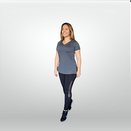 CAMISETA SINTONIA ESSENCIAL CINZA