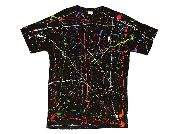 Camiseta Abstrato Preta (Unissex) P ao GG