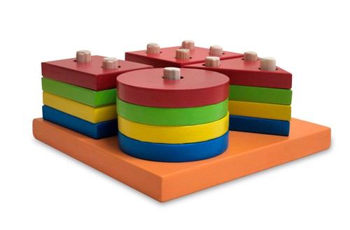Base Formas Geométricas - Wood Toys
