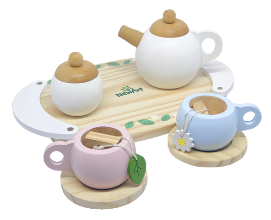 Coleção comidinhas em madeira - Kit Chá