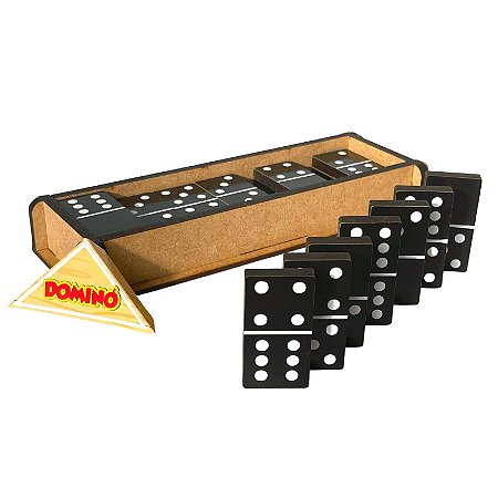 Jogo Domino Mania 300 peças em madeira