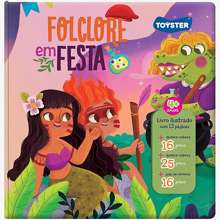 Livro Brinquedo - Folclore em Festa - Toyster