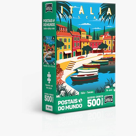 Quebra-cabeça 500 peças - Itália - Toyster