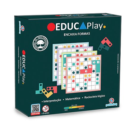 Encaixa Formas - Tetris -  Polibrinq