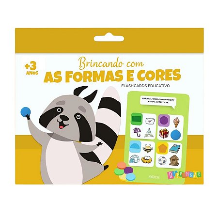 Flashcards Educativo - Brincando com as Formas e Cores
