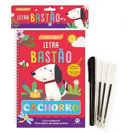 Livro Caneta Mágica - Letra Bastão