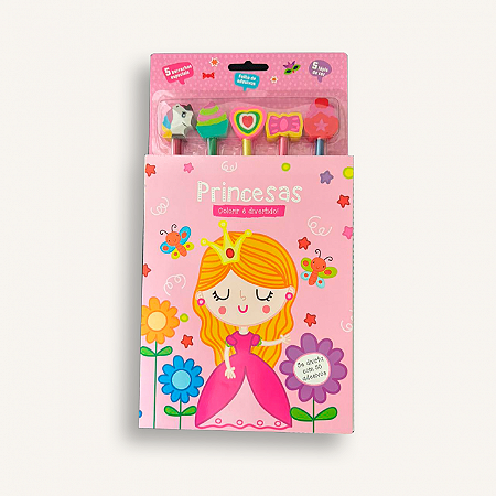 Kit para colorir - Princesas