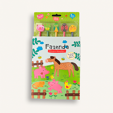 Kit para colorir - Fazenda