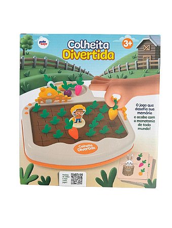 Jogo da memória Colheita divertida - Paki Toys