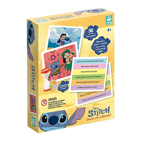 Jogo Quem viu o Stitch? - Jogo da memória