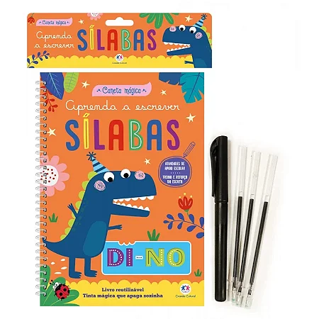 Livro Caneta Mágica - Sílabas