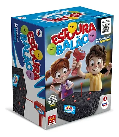 Jogo Estoura Balão - Pakitoys