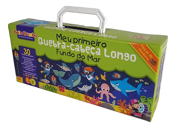 Meu Primeiro Quebra-Cabeça Longo - Fundo do Mar
