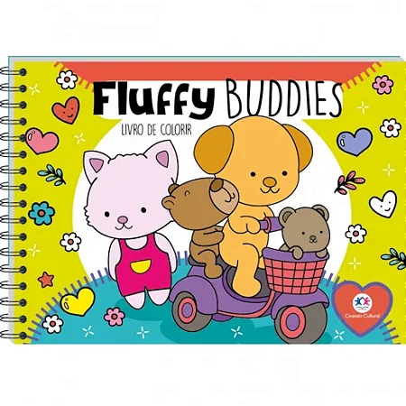 Livro para Colorir Fluffy Buddies - Ciranda
