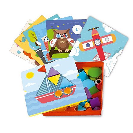 Follow Shapes - Brinquedo de encaixe  - Formas