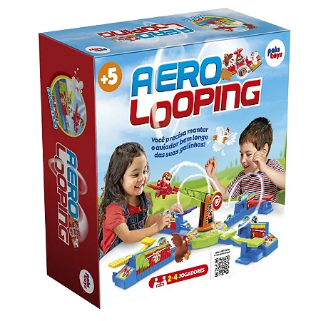 Jogo Aero Looping - Resgate das Galinhas - Pakitoys