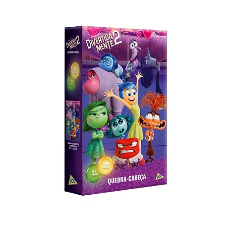 Quebra-cabeça 100 peças - Divertidamente