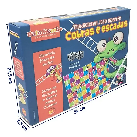 Jogo Cobras e Escadas