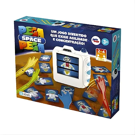 Jogo Pega Pega Space - Espaço - Pakitoys