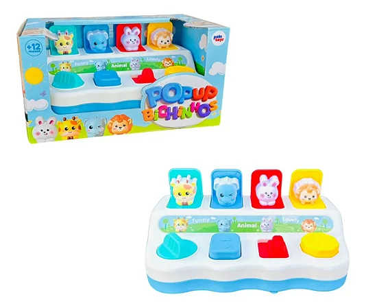 Brinquedo Pop Up Bichinhos