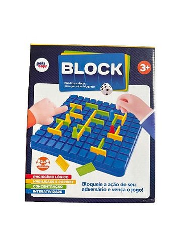 Jogo Block Pakitoys para Bloqueio Estratégico