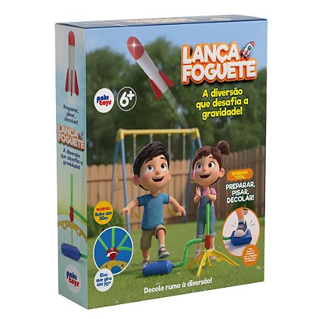 Lança Foguete Brinquedo Educativo Interativo