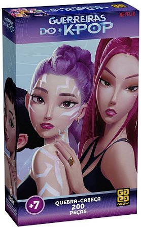 Quebra-cabeça Guerreiras do K-Pop 200 Peças