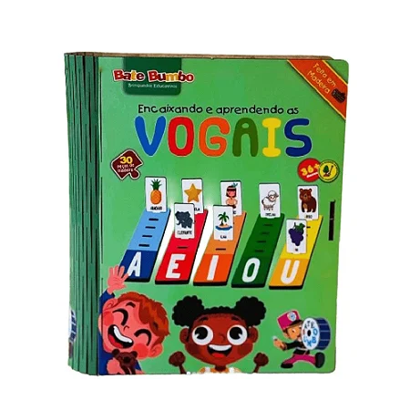 Encaixando e Aprendendo as Vogais - Bate Bumbo