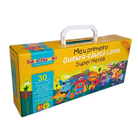 Quebra-cabeça Longo - Super Heróis