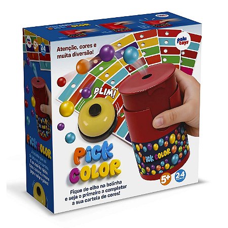 Jogo Pick Color - Pakitoys - Bingo das Cores