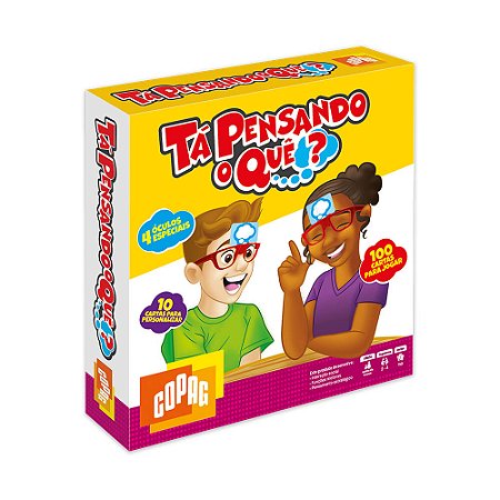 Jogo Tá Pensando o Quê? Criativo e Divertido