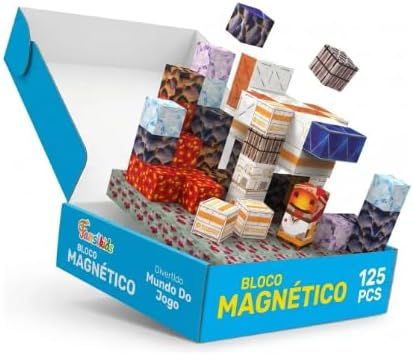Cubos Magnéticos 125 peças para montar