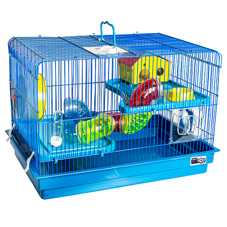 Gaiola para Hamster Big Space - Azul