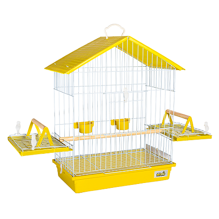 GAIOLA CALOPSITA TETO PLÁSTICO