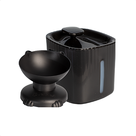 KIT LUME FONTE PARA GATOS COM COMEDOURO ELEVADO