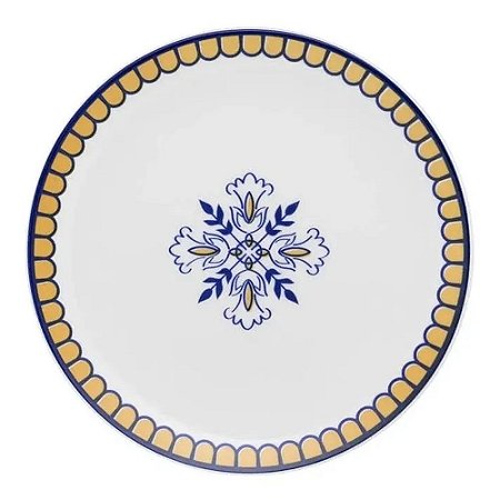 2 Pratos Sobremesa Porcelana 21 Cm Coup Lisboa Oxford