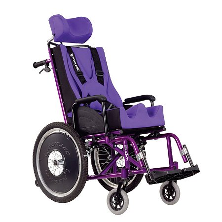 Cadeira de Rodas Confort Reclinável Plus Aluminio