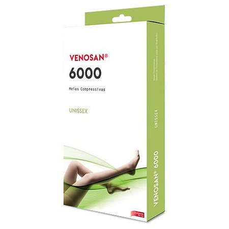 Meia Venosan 6000 AGH 20-30 pé aberto