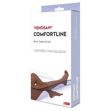 Venosan Confortline Meia calça 30-40 AT curta pé aberto