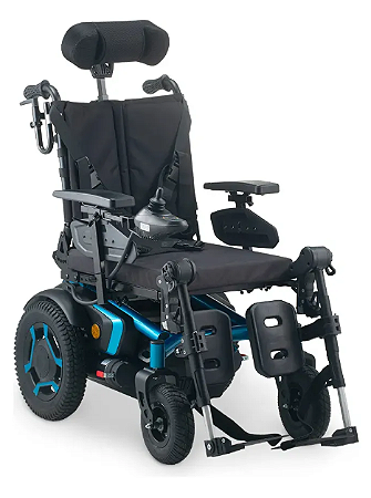 Cadeira de rodas Motorizada Reclinável e Pedal Elevável Optimusmed