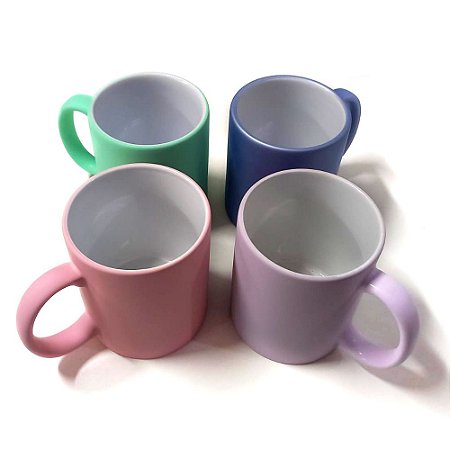 Caneca Candy Color Para Sublimação 325ml